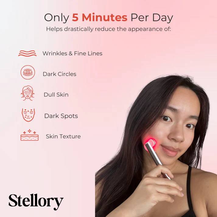 Stellory® Red Light Therapy Skincare Wand