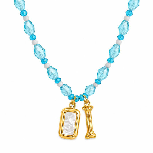 Beaded Crystal Clavicle Chain VIP
