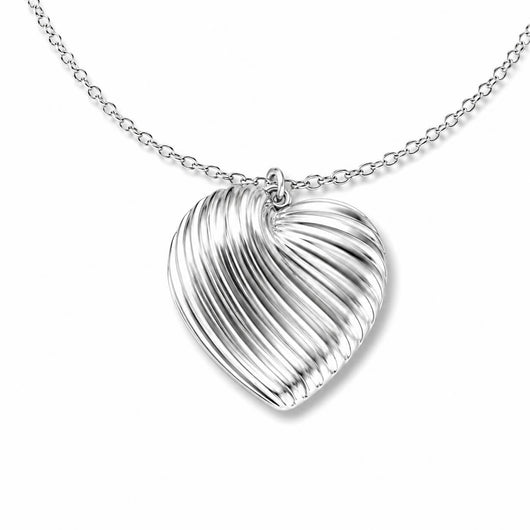 Chiseled Heart Pendant Necklace VIP