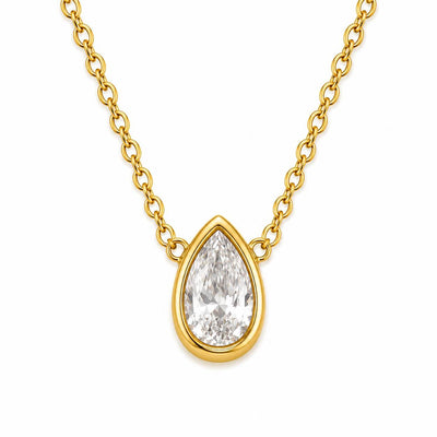 Diamond Drop Pendant Necklace VIP