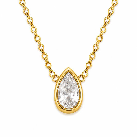 Diamond Drop Pendant Necklace VIP