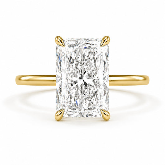 Gold 1-5ct Rectangle Ring VIP