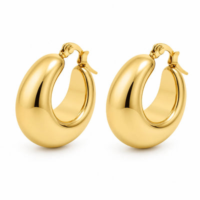 Gold Dome Earrings VIP
