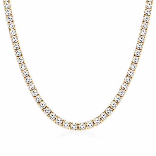 Gold Tennis Necklace VIP