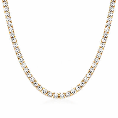 Gold Tennis Necklace VIP