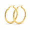 Large Twist Hoop Earrings VIP