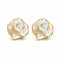 Mother Of Pearl Bloom Stud Earrings VIP