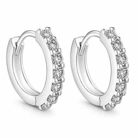 Pavé Huggie Hoop Earrings VIP