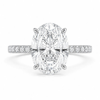 Silver 2ct Oval Ring VIP