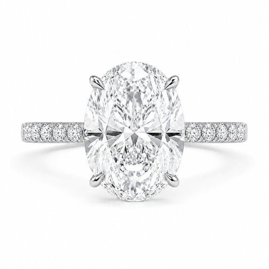 Silver 2ct Oval Ring VIP