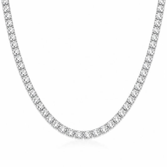 Silver Tennis Necklace VIP