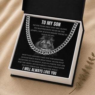 To My Son Necklace